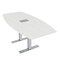 Skutchi Designs 33.5 in W, 71.5 in L, 29 in H, Engineered Wood Top, White HAR-BOT-34x70-T-ELEC-WHCYPRESS - alternate 1